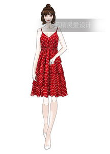 電商服裝手繪插畫(huà) 提升產(chǎn)品視覺(jué)魅力的藝術(shù)利器